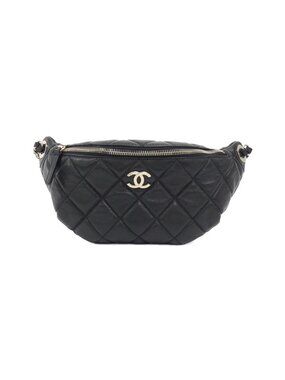 Chanel Waist Bag Belt Bag Black